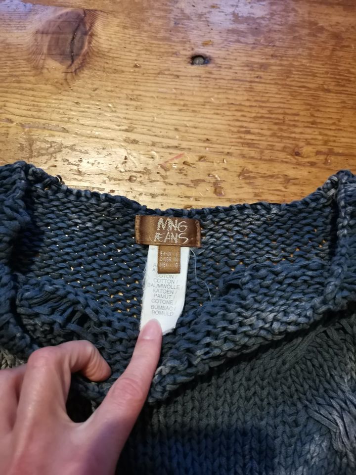 Pullover blau weiß gemustert M Mango in Dresden