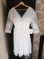 Standesamt Brautkleid Hochzeitskleid 36 s weiß Spitze Kleid neu Nordrhein-Westfalen - Gevelsberg Vorschau