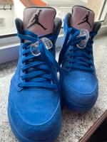 Jordan Air 5 Retro Suede Blue Baden-Württemberg - Weinheim Vorschau