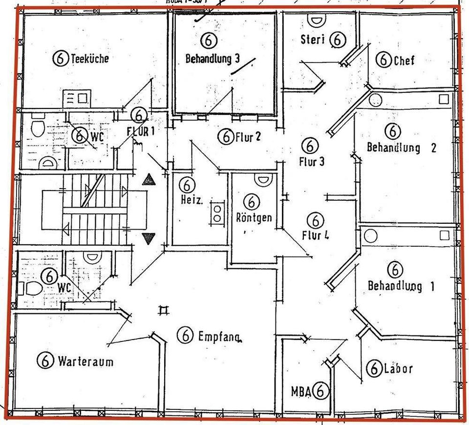 Ideal als Büro, Praxis, Studio: 146 m²  kompl.Etage in Osterode in Osterode am Harz