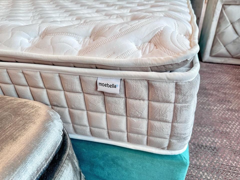 ✅inkl. kostenloser Lieferung✅ | Türkises Luxus Handmade Boxspringbett | 200 cm | inkl. Matratze Polsterbett Bett Doppelbett in Potsdam