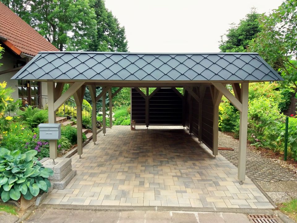 Zimmerei, Holzbau, Carport, Terrassenüberdachung, Balkon, Holz in Werdau