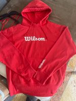 WILSON Hoody Sweatshirt Kaputzenshirt Rot Baumwolle M w.NEU Stick Sachsen-Anhalt - Salzwedel Vorschau