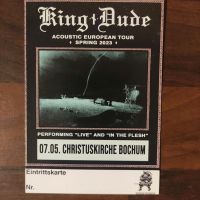 KING DUDE - Acoustic Tour Ticket souvenir neofolk death june ván Duisburg - Duisburg-Mitte Vorschau