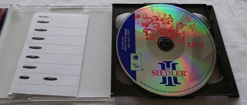 Siedler III - Doppel-CD für PC in Düsseldorf