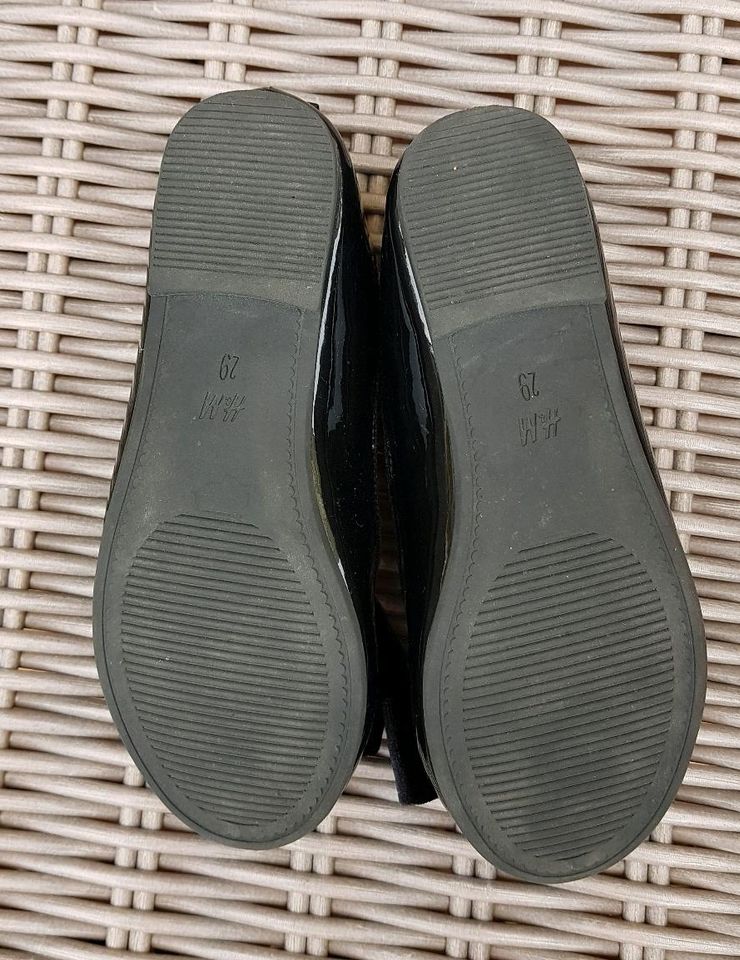 Schwarze Mädchen Ballerinas Gr. 29 in Wangen im Allgäu