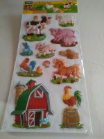 Wandsticker Set 3D - Kinderzimmer Bauernhof Niedersachsen - Aurich Vorschau