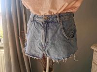 Jeans Shorts / Hotpants used look/ Denimstile shorts / high waist Sachsen - Lengenfeld Vogtland Vorschau