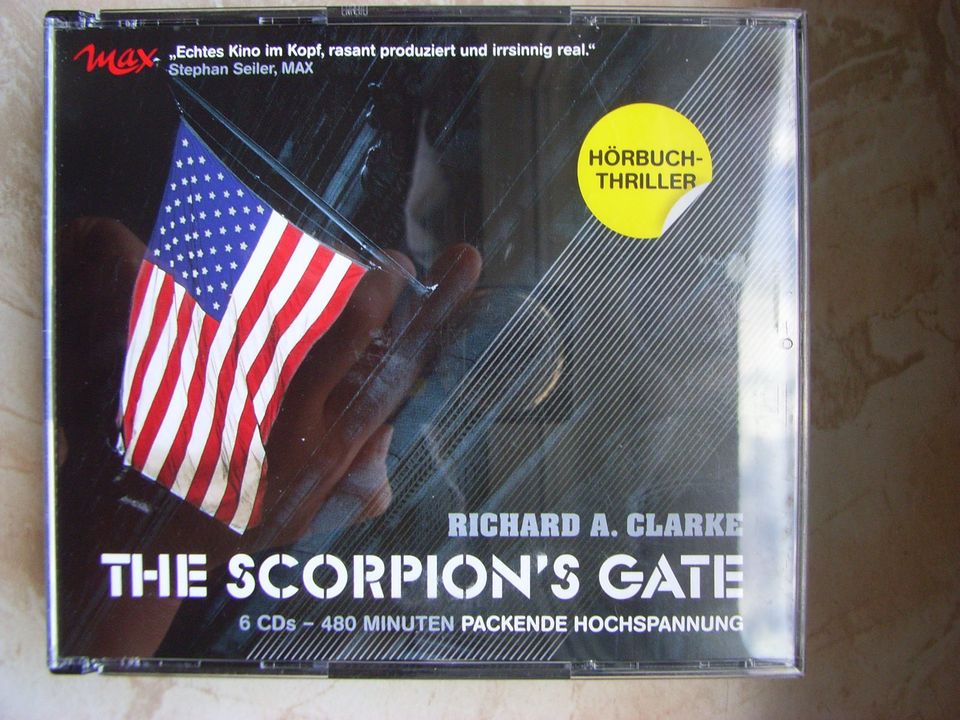 The Scorpions Gate, 6 Audio-CDs von Richard Clarke in Bernsdorf b Hohenstein-Ernstthal