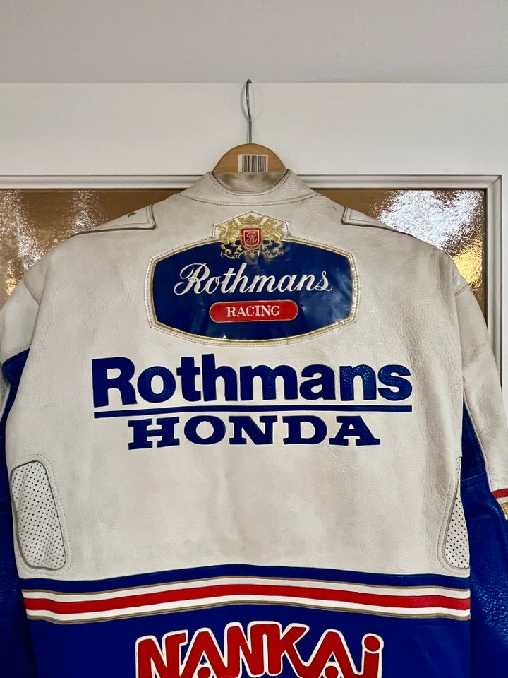 Nankai Lederkombi Rothmans un 6 Arai Helm "Michael Doohan" in Siegburg