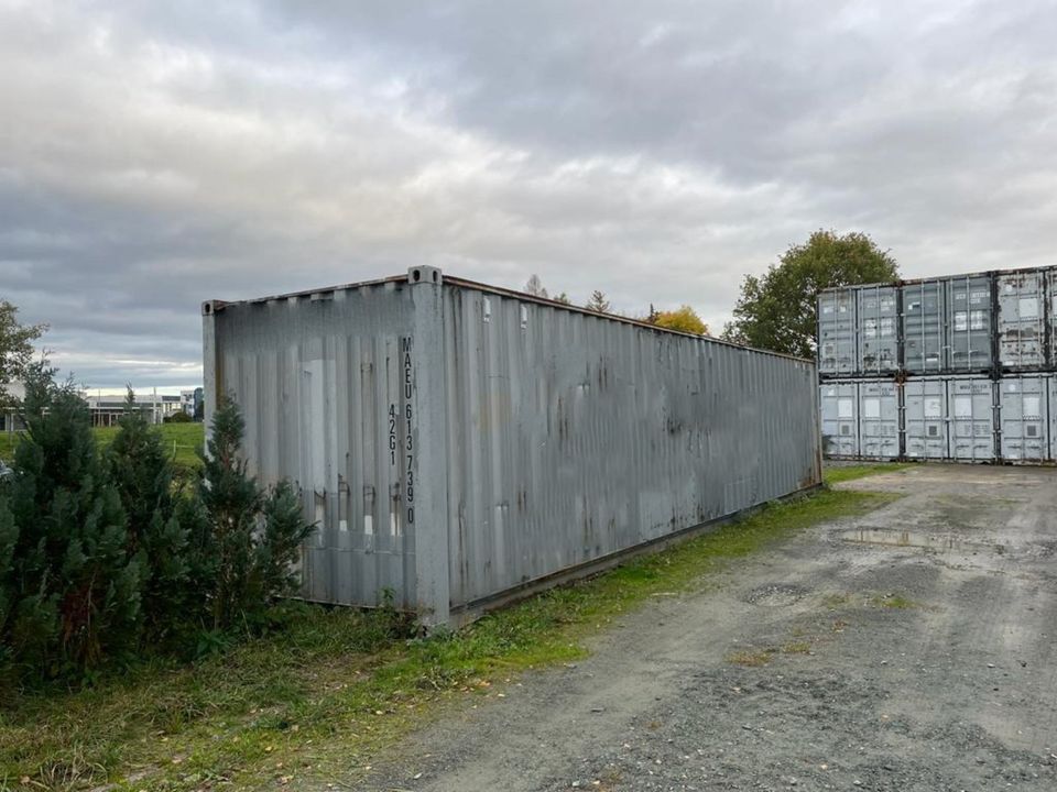 40ft High Cube Hochseecontainer Lager 12x2,89m Materialcontainer in Freiburg im Breisgau