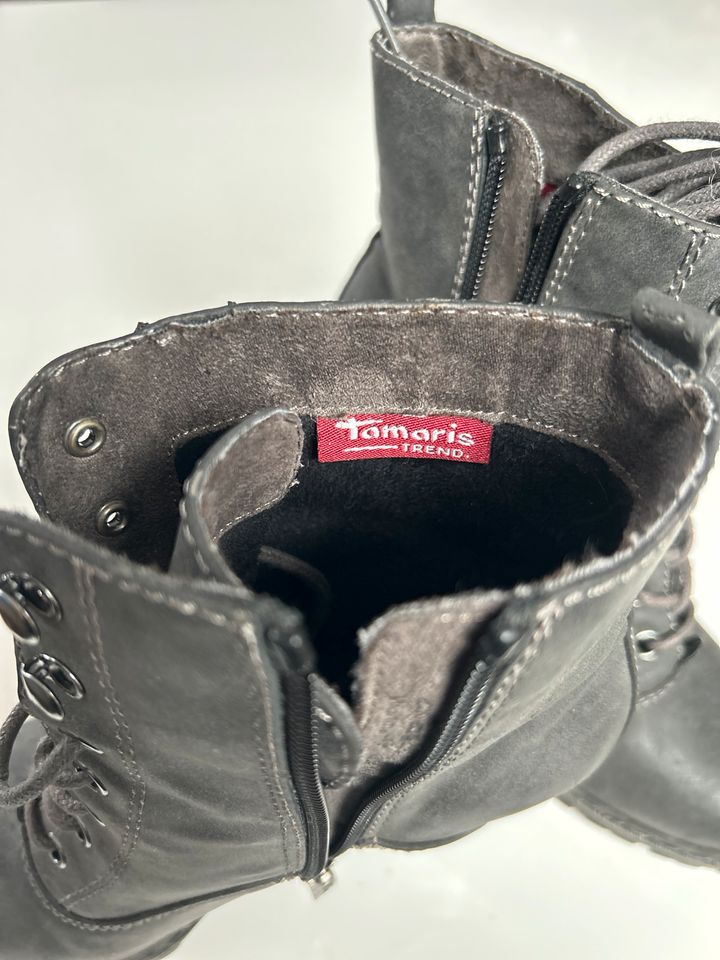 Damenschuhe Leder Stiefeletten Größe 36 Winterstiefel in Rüssingen