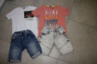 2 tolle neuwertige Jungen Shorts Gr. 140 + 2 s.Oliver T-Shirt Baden-Württemberg - Bad Schönborn Vorschau