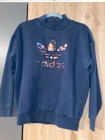 Adidas Pullover in dunkelblau mit Blumen Muster Bayern - Nördlingen Vorschau
