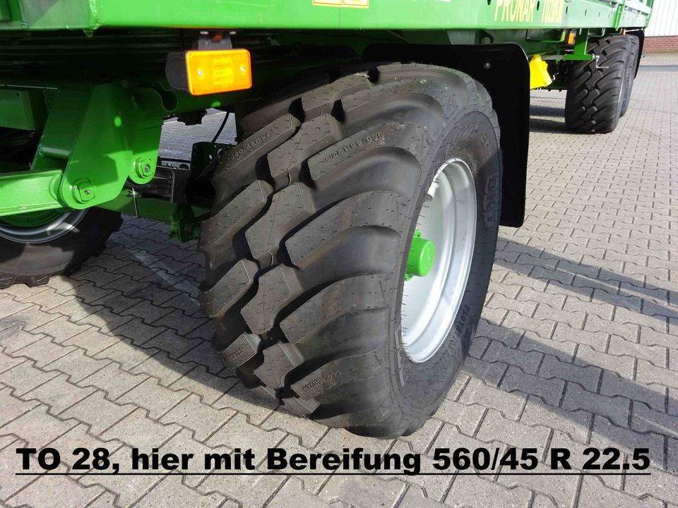 Pronar 3-achs Ballenwagen, Strohwagen, TO 28 KM, 24 to, NEU in Itterbeck