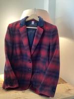 Eleganter Leichter Wollblazer ca 42 kariert bunt blau rot Brandenburg - Kleinmachnow Vorschau