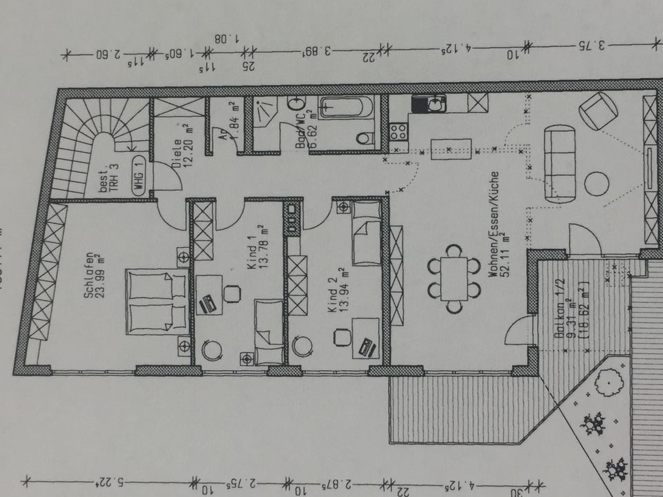 ATTRAKTIVE 4-ZIMMER-WOHNUNG MIT SÜDBALKON IN ZENTRUMSNÄHE in Weiden (Oberpfalz)