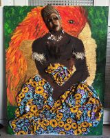Shaman King Afrikanische Kunst. Größe 100X130 Mitte - Wedding Vorschau