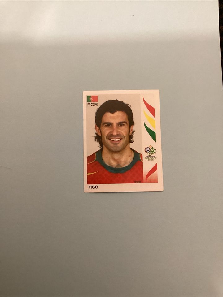 Panini WM 2006  - Sticker 293 Portugal Figo in Wees