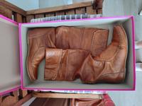 Weiche hohe Stiefel  - Braun - Leather - Leder Mitte - Hansaviertel Vorschau