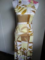 H&M Kleid Damen Sommer Neckholder Gr. 36 gelb braun weiß Rheinland-Pfalz - Windhagen Vorschau