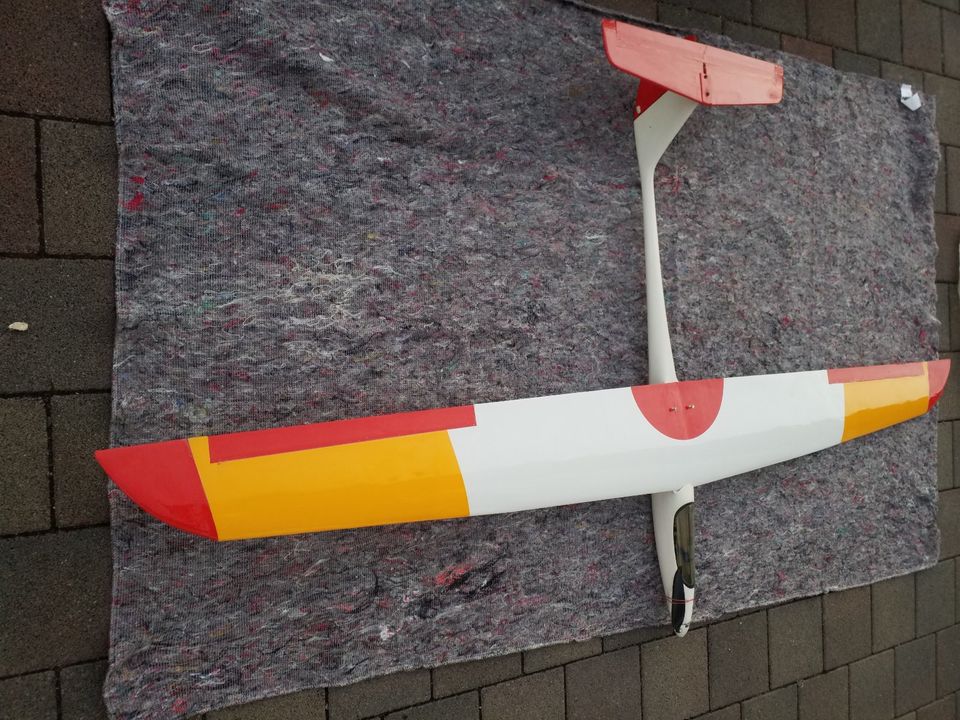RC Zweck Segler, Hangfräse Modellbau Steinhardt Modellflugzeug in Illmensee