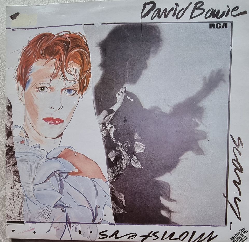 David Bowie, 2LP's "The man who sold the world"/ "Scary Monsters" in Chemnitz