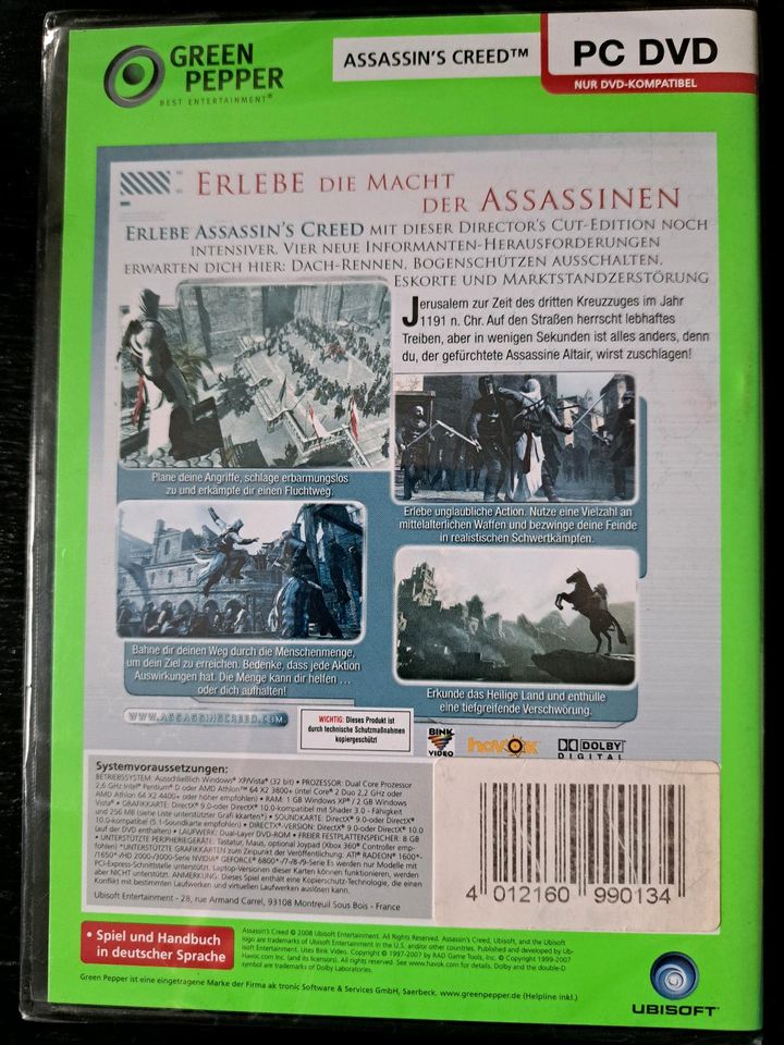 OVP Neu PC Assassin's Creed Director's Cut Edition Uncut in Bornheim