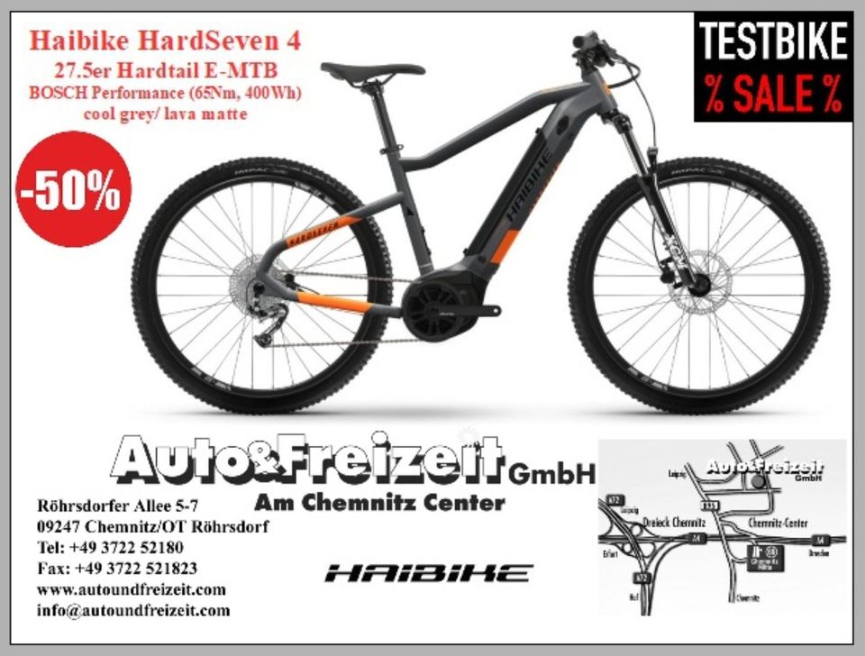 50% SALE * E-BIKE HAIBIKE Trekking 7 * i630Wh YAMAHA 70Nm in Röhrsdorf