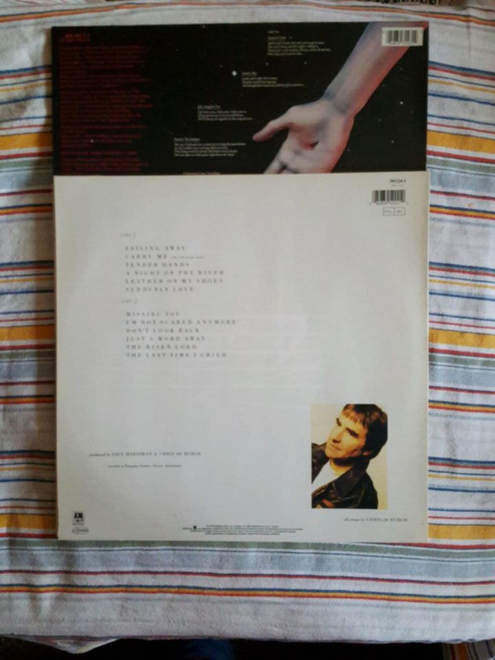 2 LP´s Chris de Burgh Flying colours und Spanish Train in Berlin