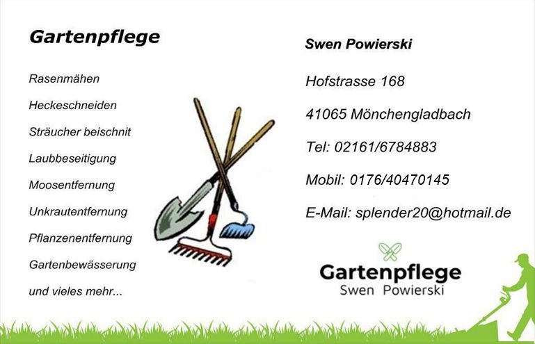 Gartenpflege. Sie benötigen Hilfe? ich Helfe Ihnen in Mönchengladbach