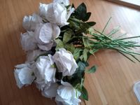 18 weiße künstliche Silikonrosen (neuwertig), Hochzeit Dekoration Baden-Württemberg - Riedlingen Vorschau