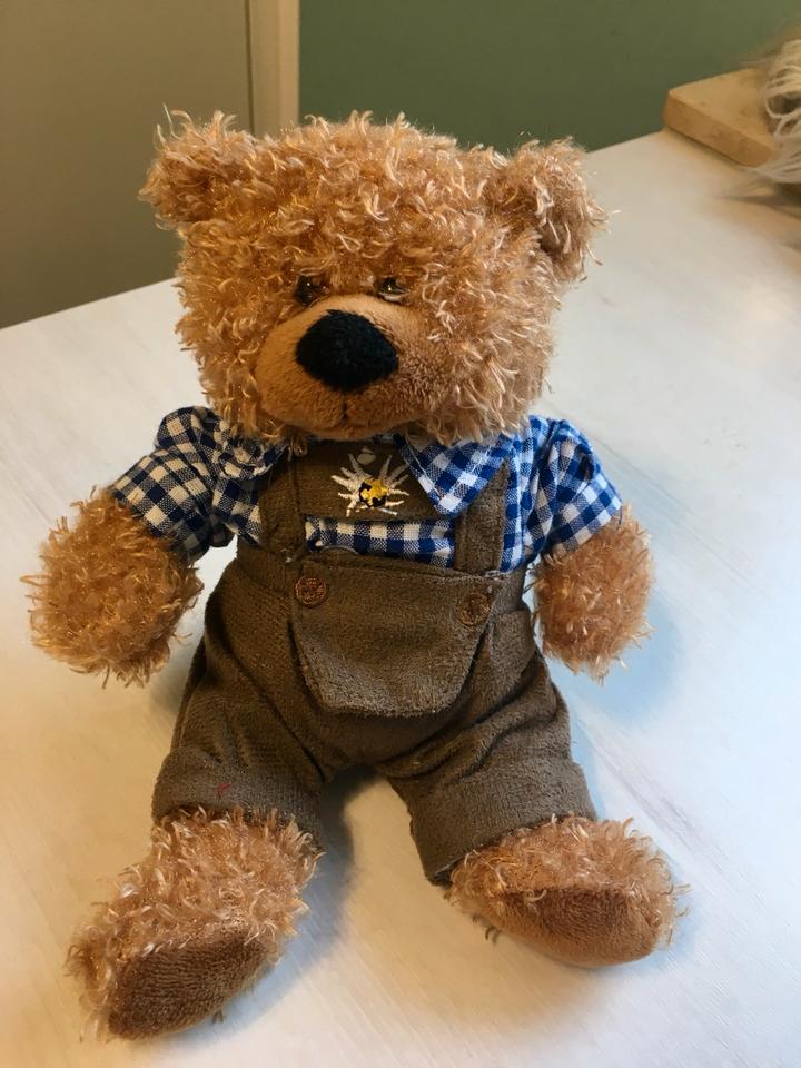 hochw. Plüschtier Seppl Teddy Teddybär Lederhose Oktoberfest in Stuttgart