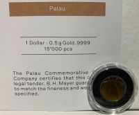 0,5 gr Goldmünze, Basketball, 1 Dollar Palau 2022 Baden-Württemberg - Elzach Vorschau