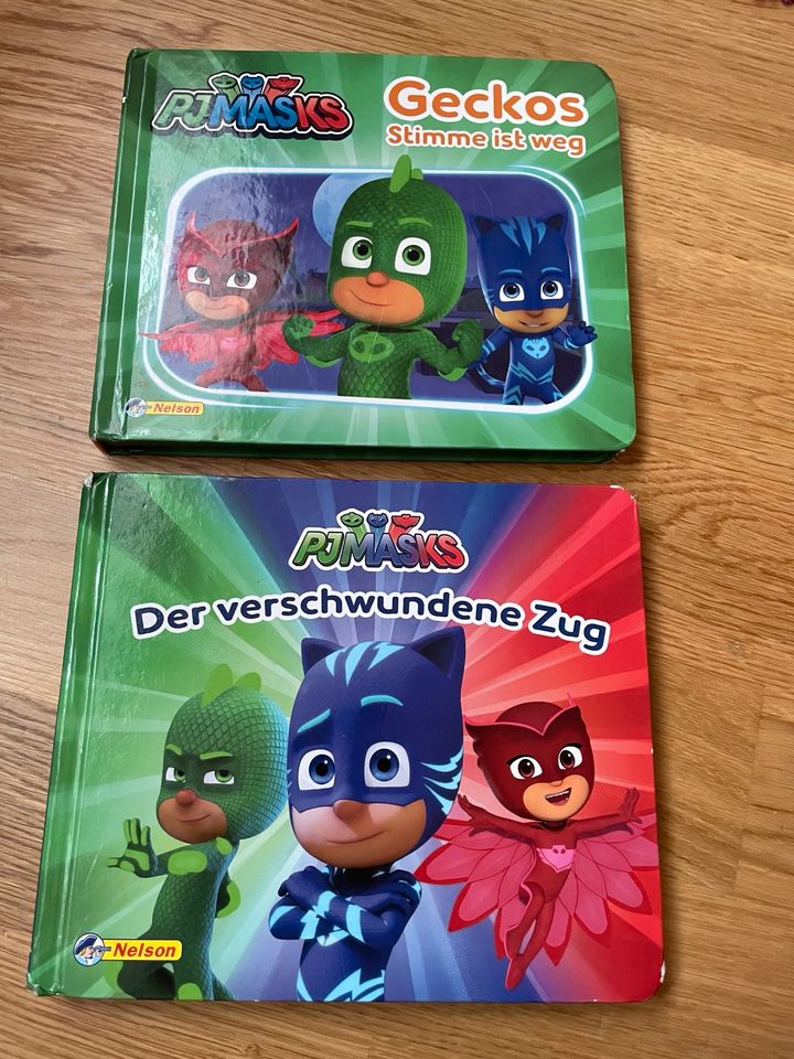 Zwei Bücher Pj Masks Geckos Stimme ist weg/Der verschwundene Zug in Ellwangen (Jagst)