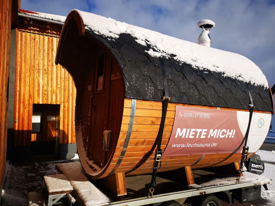 Mobiles Saunafass zum Mieten / Sauna für daheim in Penzing