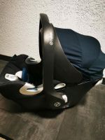 Cybex Babyschale aton q Platinum Line black/blue top Zustand Hessen - Kassel Vorschau