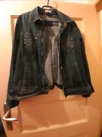 Damen-Jeansjacke von Bonita (blau mit rosafarbenem Stick) Berlin - Spandau Vorschau