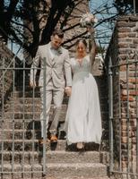Brautkleid, Chiffon mit 3D Blüten Aachen - Aachen-Brand Vorschau