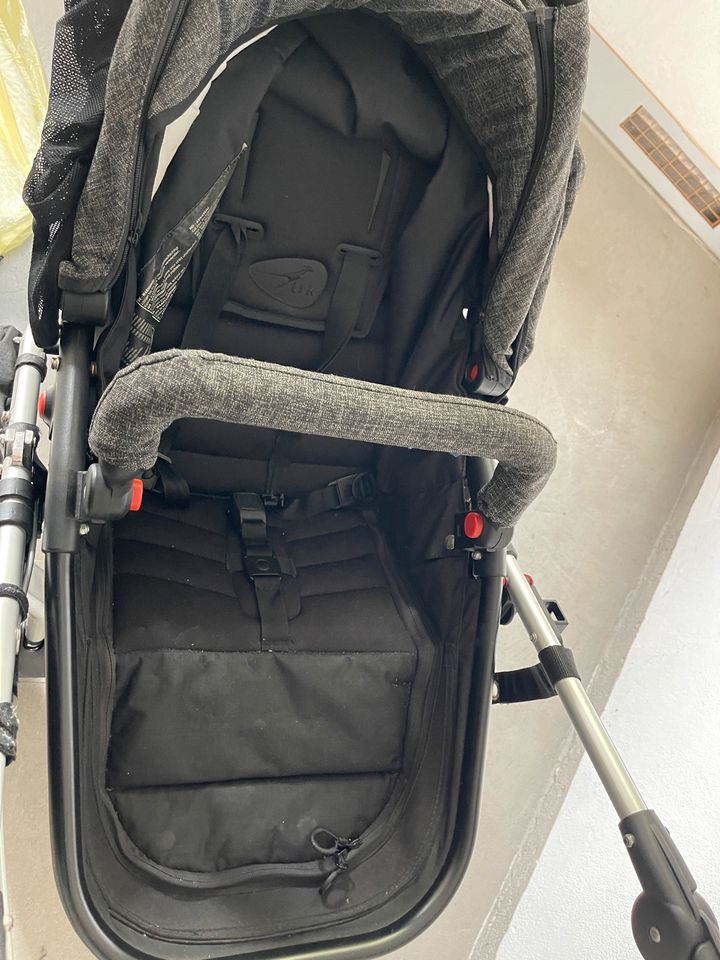 Premium Kinderwagen TFK  0 bis 34 KG mit allem Zubehör in Neckartenzlingen