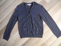 Strickjacke dunkelgrau College langarm Gr. 152 Baden-Württemberg - Neckargemünd Vorschau