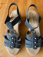 Sandalen Julietta neu Keilabsatz im orig.Karton, Blaugrau, Gr.38 Nordrhein-Westfalen - Remscheid Vorschau