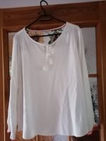 Cecil Langarmshirt Bluse Tunika weiß tolle Details Gr. L Sachsen - Strehla Vorschau