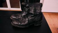 Schnürstiefel, Springerstiefel, Größe 39, weiches Kunstleder Dresden - Pieschen Vorschau