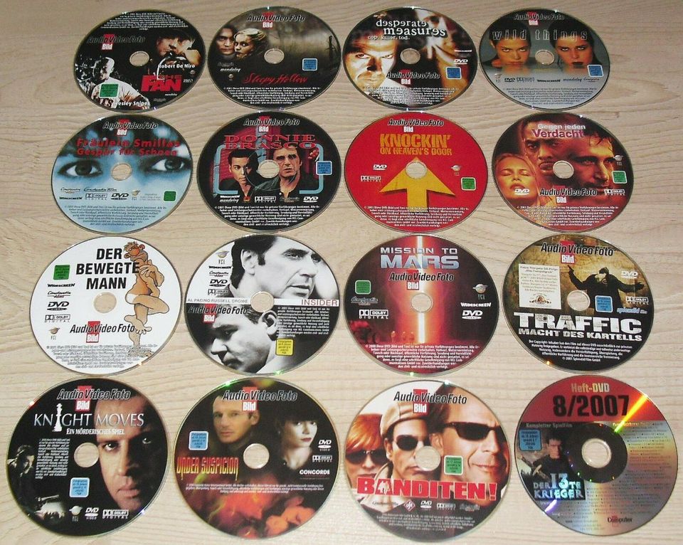 20 DVD Filme !! von Zeitschrift Audio Video Foto Computer Bild !! in Nürnberg (Mittelfr)