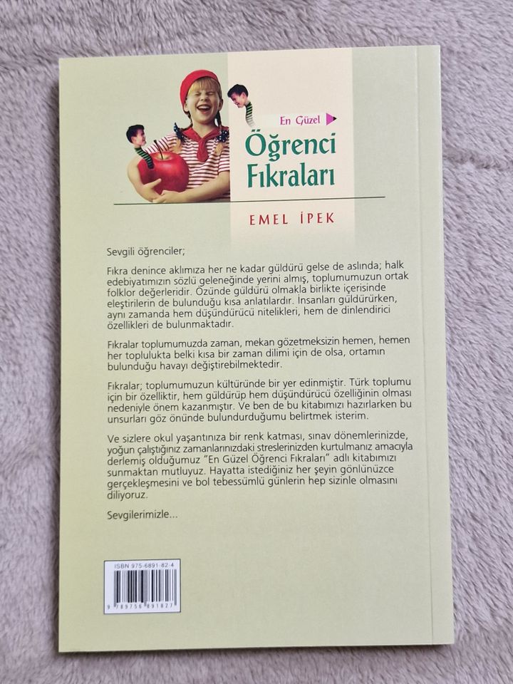 Türkisches Buch, En güzel ögrenci fikralari, EMEL İPEK in Recklinghausen