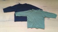 2er pack Langarmshirt, famy, Gr. 80, dunkelblau/grün Stuttgart - Feuerbach Vorschau