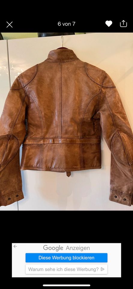 Belstaff Lederjacke braun in Düsseldorf