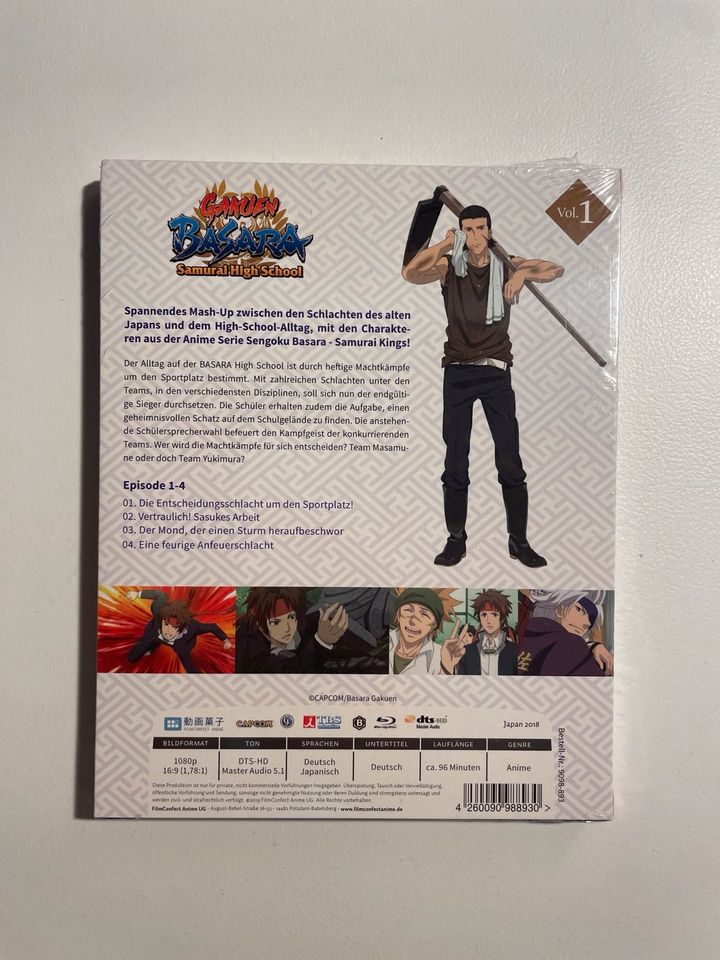 Blu-ray Anime Serie „Gakuen Basara Samurai Highschool“ (Neu) in Berlin