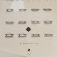 PORSCHE 60 JAHRE KALENDER 2008 Sammler Münze Bayern - Vaterstetten Vorschau